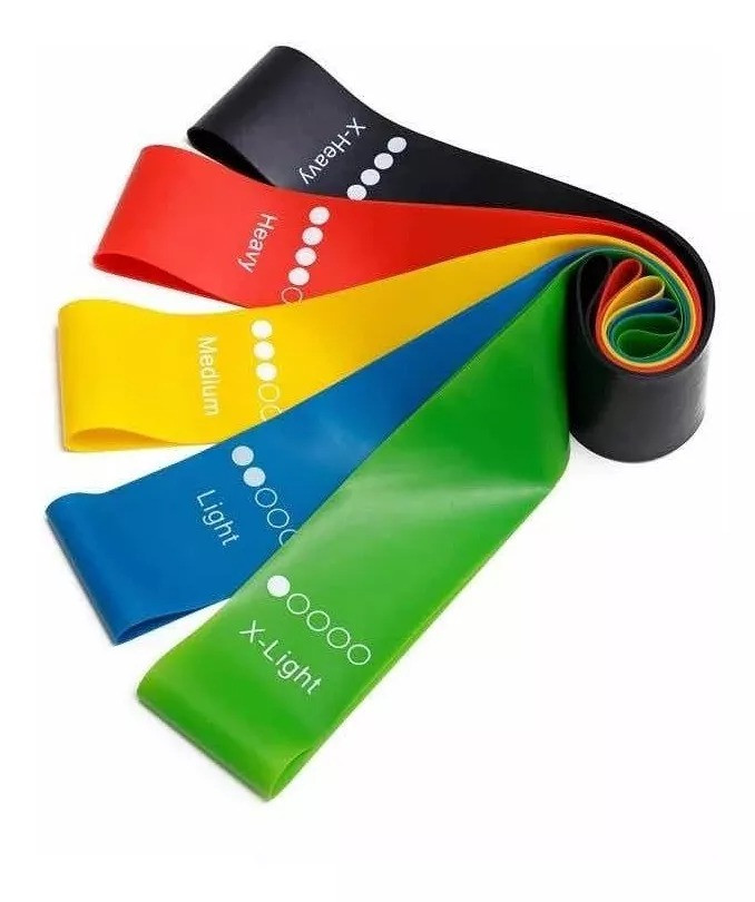 Miniatura 3 de Bandas Elasticas Para Hacer Ejercicio x5